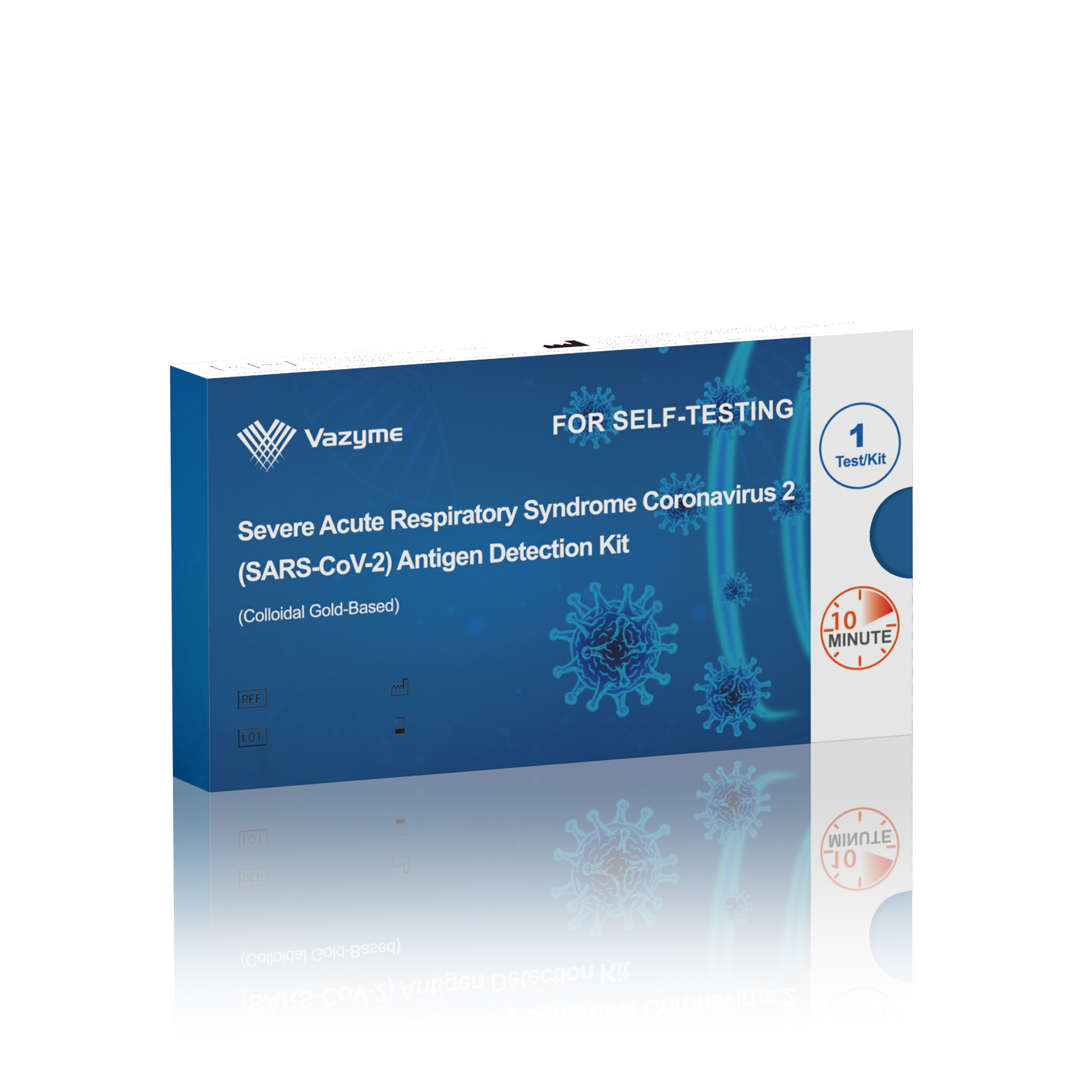 Severe Acute Respiratory Syndrome Coronavirus 2 (SARS-CoV-2) Antigen Detection Kit (Colloidal Gold-Based) For Self-Testing